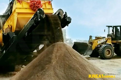 帶您探秘國內(nèi)首臺履帶移動制砂機施工現(xiàn)場